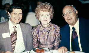 Hermine and Richard Muellerleile with Ike Katzowitz.