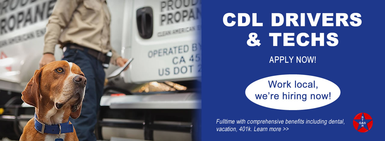 CDL propane delivery and service technician jobs available